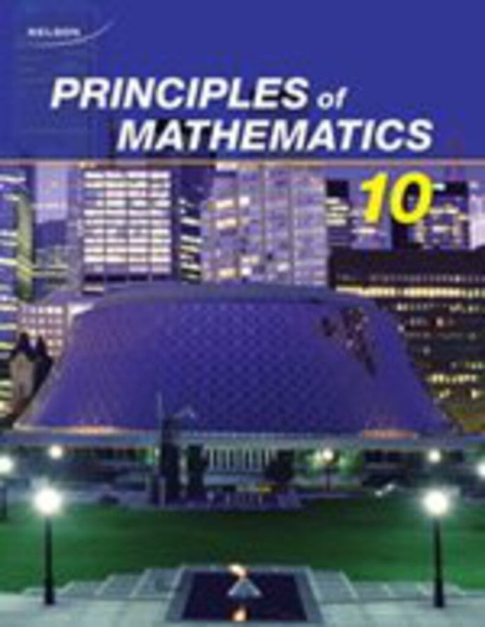 *PRE-ORDER, APPROX 5-7 BUSINESS DAYS* Principles of Mathematics 10 by Marian Small 9780176678173 *141d *FINAL SALE*