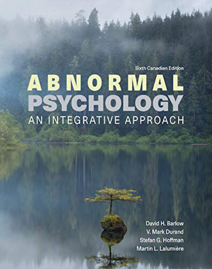 Abnormal Psychology 6th Edition by Barlow 9780176873219 (USED:VERYGOOD) *15d