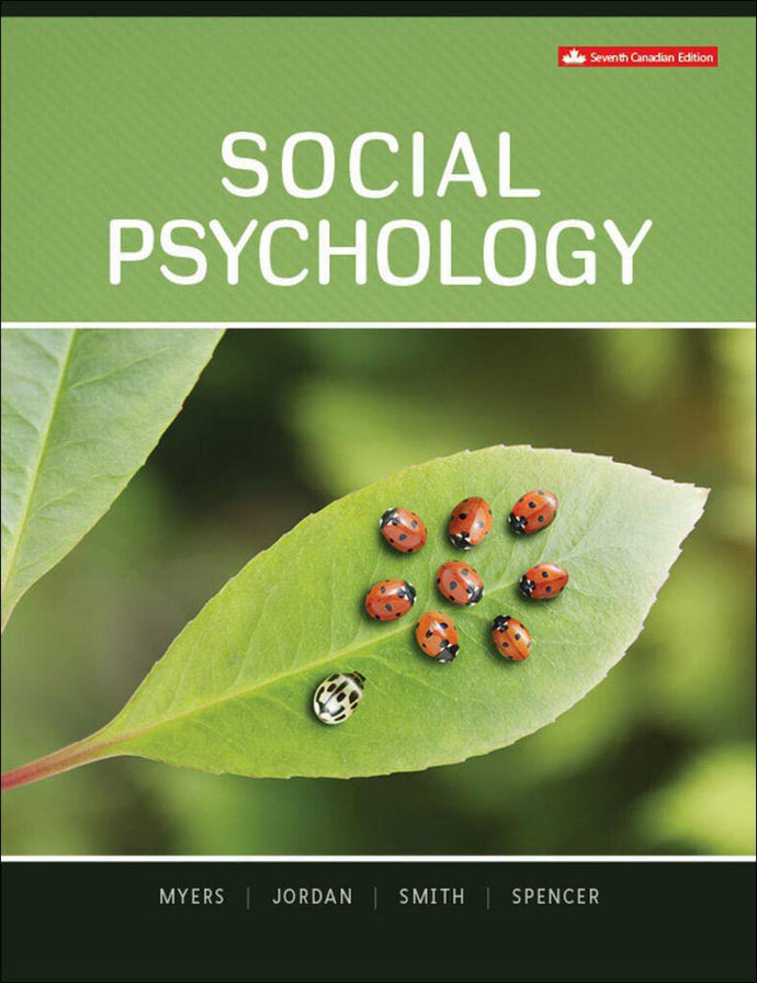 Social Psychology 7th Edition by David Myers 9781259464287 (USED:ACCEPTABLE; minor highlights)*AVAILABLE FOR NEXT DAY PICK UP* *Z252