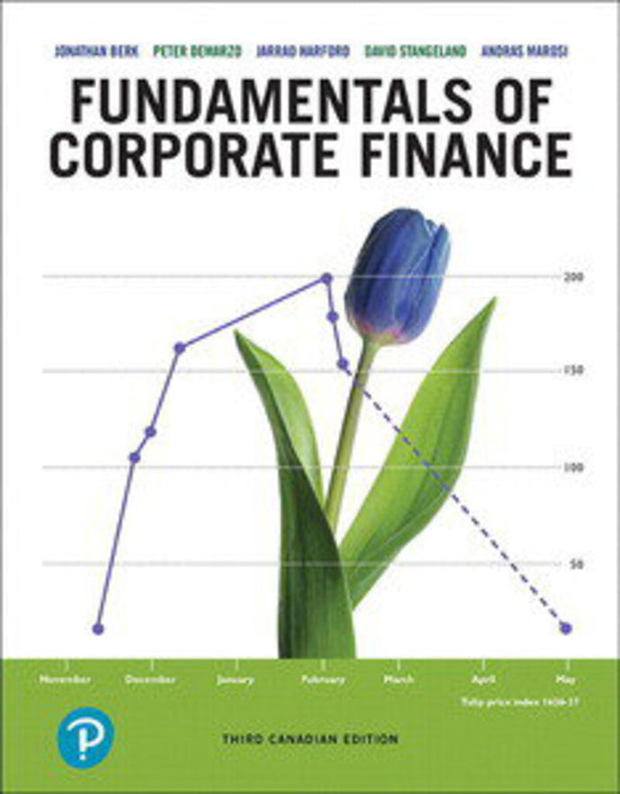 Fundamentals of Corporate Finance 3rd Canadian edition +MyLabFinance by Berk 9780135418178 *104c [ZZ]