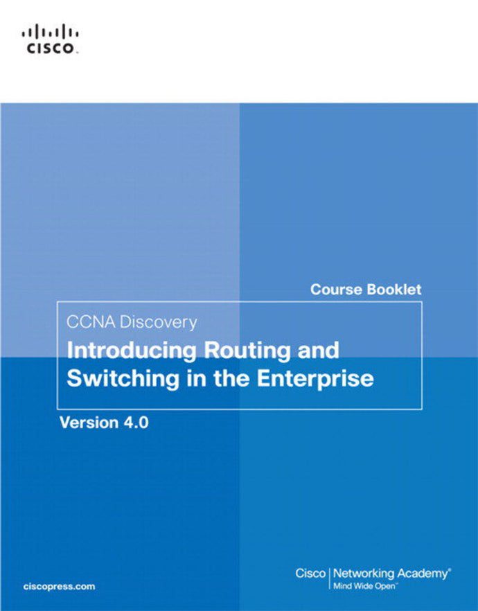 CCNA Discovery Introducing Routing and Switching in the Enterprise Version 4.0 by Cisco Networking Academy 9781587132568 (USED:GOOD) *A19 [ZZ]