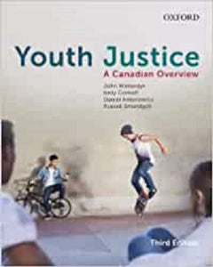 Youth Justice 3rd edition by Jon Winterdyk 9780199032723 (USED:GOOD; stain on bottom) *95c