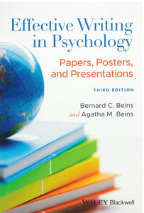 Effective Writing in Psychology 3rd edition by Bernard Beins 9781119722885 *107h