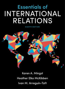 Essentials of International Relations by Karen A. Mingst 9780393675191 (USED:VERYGOOD) *D22