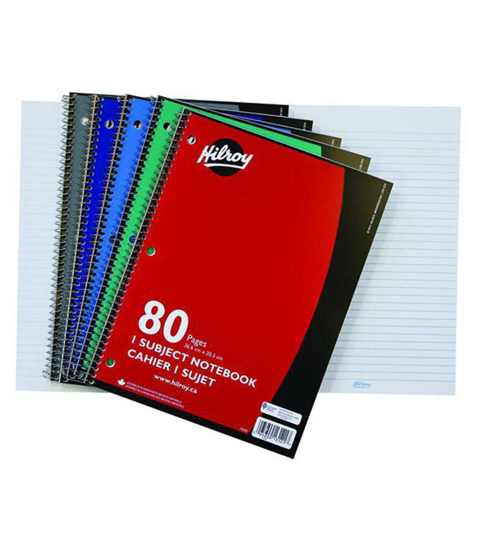 80 Page Notebook