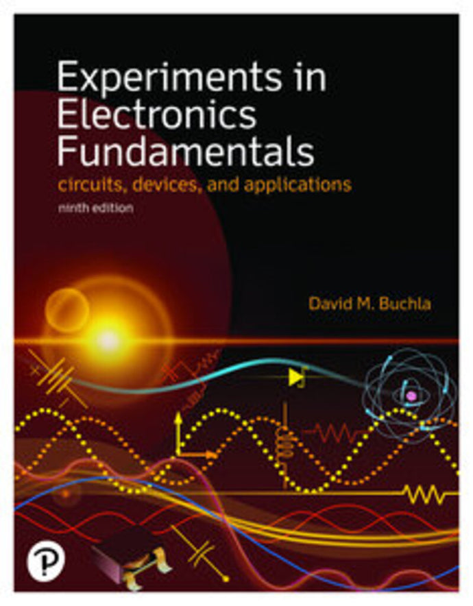 *PRE-ORDER, APPROX 7-10 BUSINESS DAYS, made on demand* Lab manual/Study Workbook for Experiments in Electronics Fundamentals Circuits Devices & Applications 9th edition by David Buchla 9780135583753 *126ebk