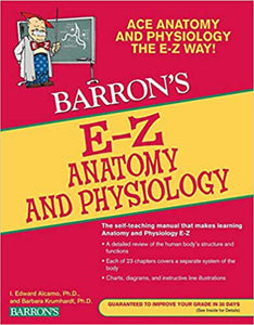 Barron's E-Z Anatomy and Physiology by Barbara Krumhardt 9780764144684 (USED:VERYGOOD) *D11