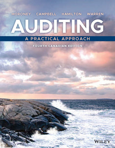 *PRE-ORDER, APPROX 7-10 BUSINESS DAYS* Auditing A Practical Approach 4th Canadian Edition +WileyPLUS Next Gen Card (Multi-Semester) by Moroney LOOSELEAF PKG 9781119802983 *58b [ZZ]