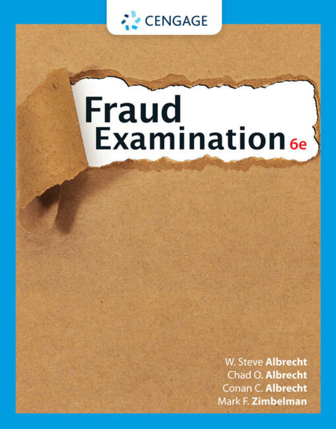 Fraud Examination 6th Edition by W. Steve Albrecht 9781337619677 (USED:LIKE NEW) *A45 [ZZ]