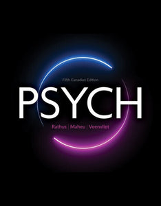 PSYCH 5th edition by Spencer Rathus 9780176945701 *22d [ZZ]