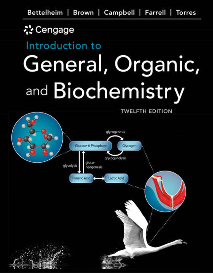 Introduction General Organic and Biochemistry 12th edition by Frederick Bettelheim 9781337571357 (USED:VERYGOOD; minor marking outside of book) *11c [ZZ]