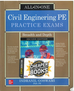 Civil Engineering PE Practice Exams 2nd Edition by Indranil Goswami 9781260466928 (USED:VERYGOOD) *AVAILABLE FOR NEXT DAY PICK UP* *TBC15 [ZZ]