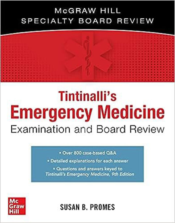 Tintinalli's Emergency Medicine Examination and Board Review by Susan B Promes 9781260025941 (USED:VERYGOOD) *A24 [ZZ]