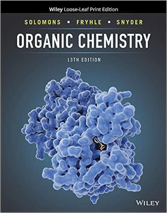 Organic Chemistry 13th Edition by T. W. Graham Solomons 9781119768197 *110g *SAN