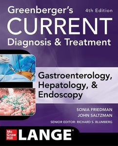 CURRENT Diagnosis and Treatment 4th Edition by Norton Greenberger 9781260473438 (USED:VERYGOOD) *A24 [ZZ]