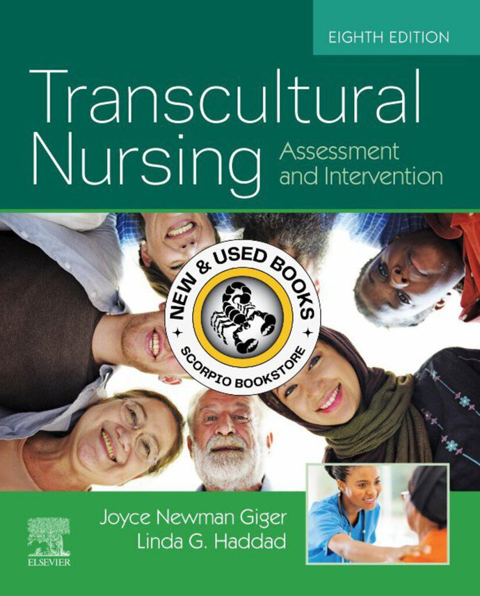 Transcultural Nursing 8th Edition by Joyce Newman Giger 9780323695541 (USED:GOOD; some wear) *A20 [ZZ]