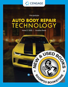 Auto Body Repair Technology 7th Edition + MindTap (4terms) by James E. Duffy PKG 9780357477670 *37a