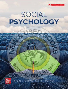 *PRE-ORDER, APPROX 7-10 BUSINESS DAYS* Social Psychology 9th Edition by David Myers 9781264841882 *117c