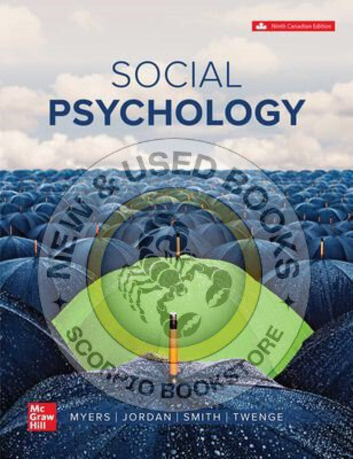 *PRE-ORDER, APPROX 7-10 BUSINESS DAYS* Social Psychology 9th Edition by David Myers 9781264841882 *117c