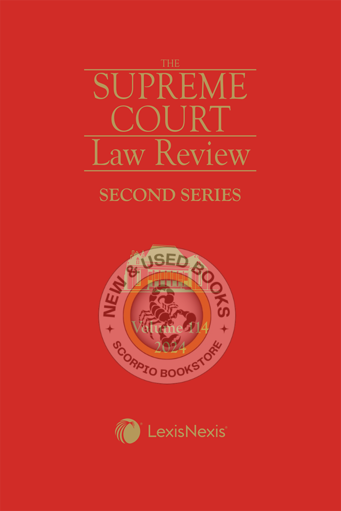 *PRE-ORDER, APPROX 5-7 BUSINESS DAYS* Supreme Court Law Review 2nd Series Volume 114 by Cheryl Milne 9780433531005