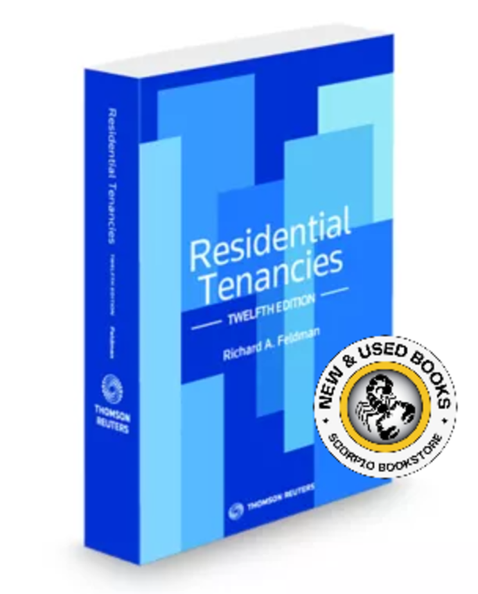 Residential Tenancies 12th edition by Feldman 9781038204677 *87a