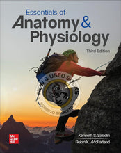 Load image into Gallery viewer, Essentials of Anatomy &amp; Physiology 3rd Edition by Kenneth S. Saladin LOOSELEAF 9781264349869 *127g
