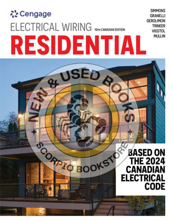 Electrical Wiring Residential 10th edition +Prints by Ray C. Mullin 9781778412868 *46a [ZZ]