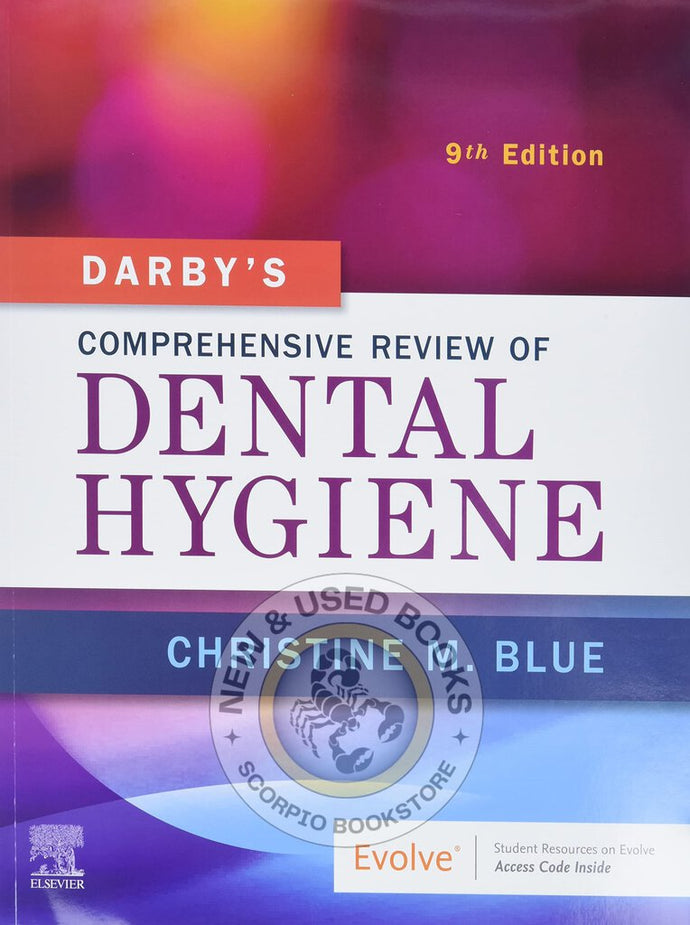 Darby's Comprehensive Review of Dental Hygiene 9th Edition by Christine M. Blue 9780323679480 (USED:GOOD; some wear) *AVAILABLE FOR NEXT DAY PICK UP* *Z400 [ZZ]