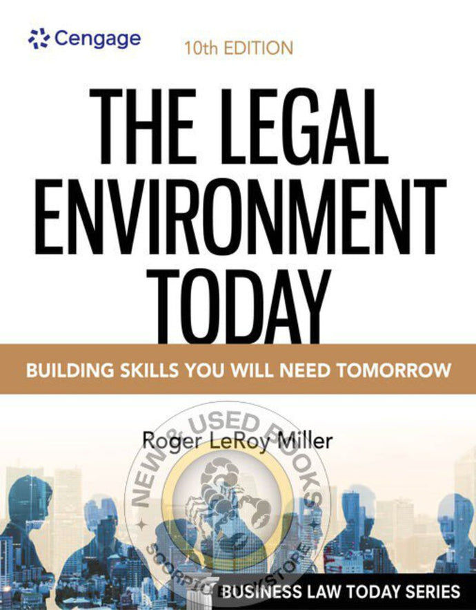 *PRE-ORDER, APPROX 4-6 BUSINESS DAYS* Legal Environment Today 10th Edition by Roger LeRoy Miller 9780357635520