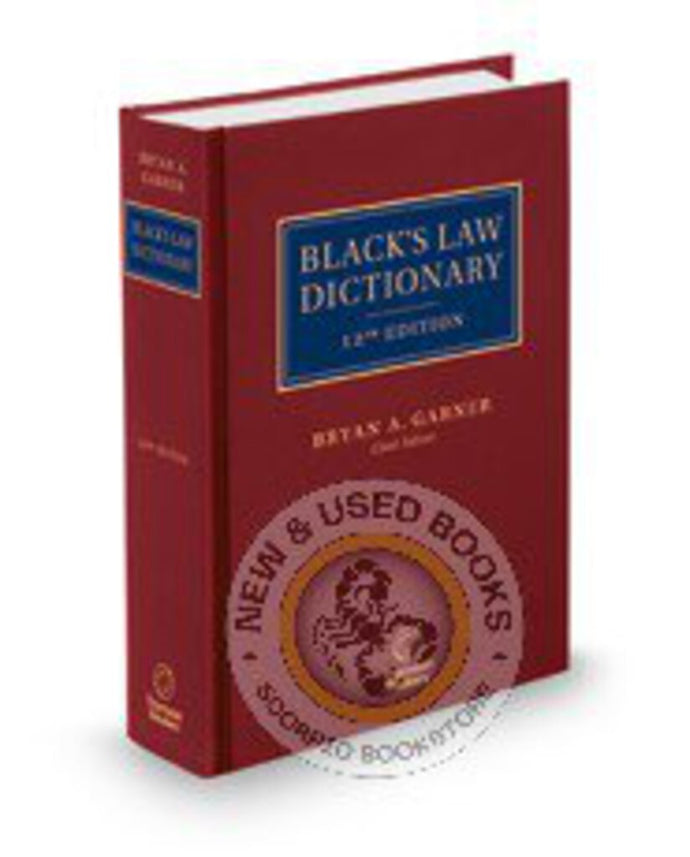 *PRE-ORDER, APPROX 4-6 BUSINESS DAYS* Black's Law Dictionary 12th Edition 9798350290899