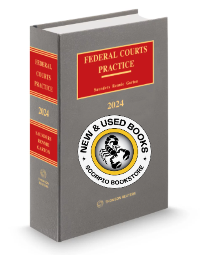 Federal Courts Practice 2024 by Brian Saunders 9781668714966 (USED:LIKENEW) *AVAILABLE FOR NEXT DAY PICK UP* *Z322 [ZZ]