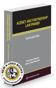 *PRE-ORDER, APPROX 4-6 BUSINESS DAYS* Agency and Partnership Law Primer by Cameron Harvey 9781038205377