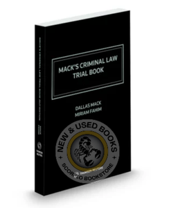 Mack's Criminal Law Trial Book 2024 Edition by Dallas Mack 9781038200440 *86a