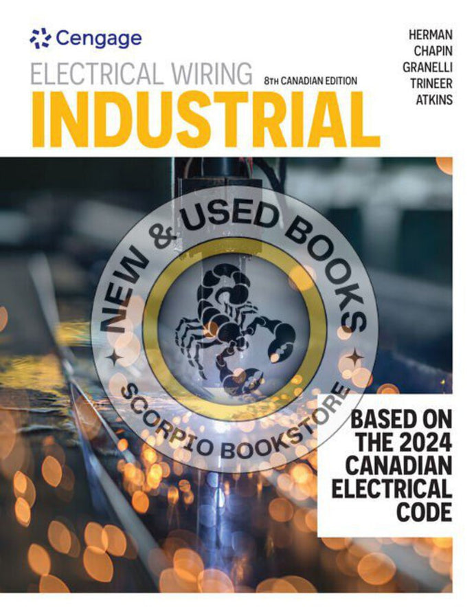 Electrical Wiring Industrial 8th Edition +Prints by Stephen L. Herman 9781778412820 *46b [ZZ]