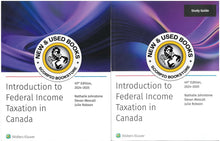 Load image into Gallery viewer, *PRE-ORDER, APPROX 4-6 BUSINESS DAYS* Introduction to Federal Income Taxation in Canada 45th Edition 2024-2025 and Canadian Income Tax Act Annotated 116th Edition 2024 PKG *ADJ *FINAL SALE* *FOR SHIPPING ONLY*
