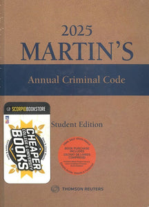 2025 Martin's Annual Criminal Code STUDENT EDITION +Proview by Edward Greenspan 9781038200464 *FINAL SALE* *88a