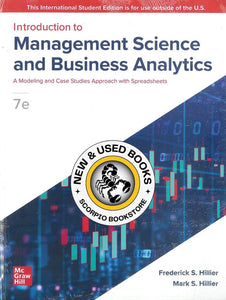 Introduction to Management Science 7th edition +Connect by Frederick S. Hillier 9781265426576 *125b [ZZ]