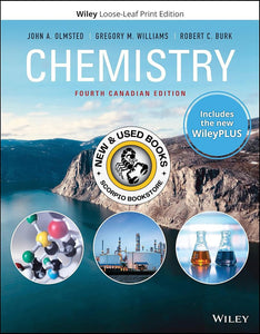 Chemistry 4th Canadian Edition +WileyPLUS NextGen Card with Loose-Leaf Set 1 Semester by John A. Olmsted 9781119725077 *106f