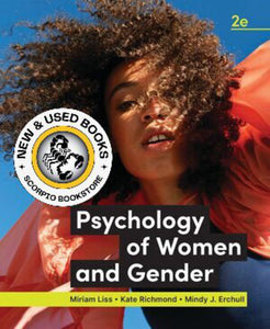 *PRE-ORDER, APPROX 7-10 BUSINESS DAYS* Psychology of Women and Gender 2nd Edition by Miriam Liss 9781324070016