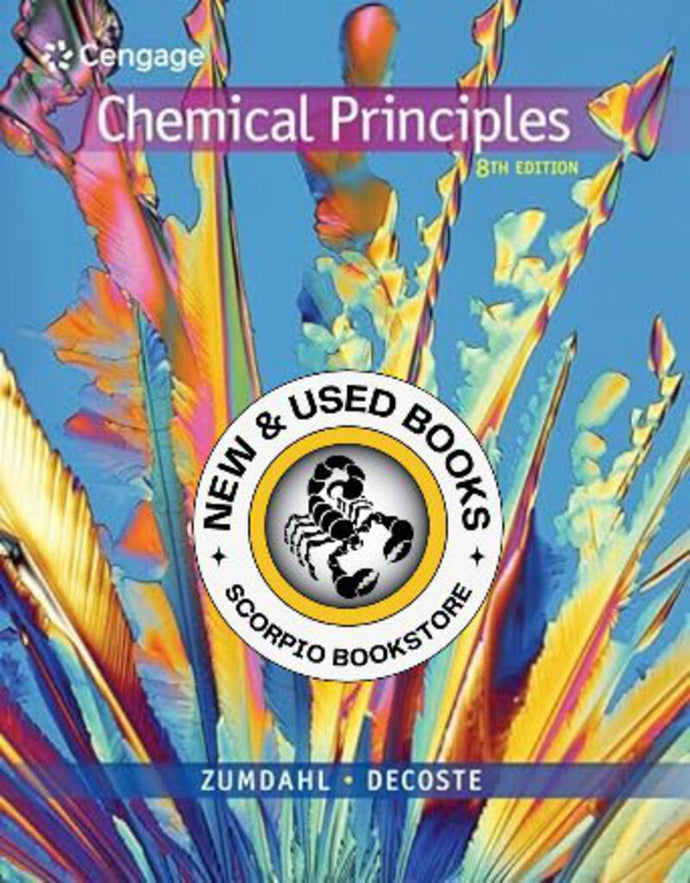 *PRE-ORDER, APPROX 4-6 BUSINESS DAYS* Chemical Principles 8th edition by Steven S. Zumdahl 9781305581982