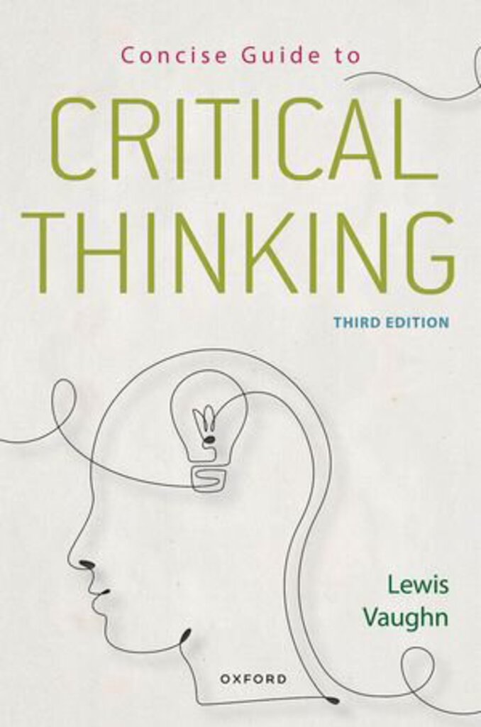 Concise Guide to Critical Thinking 3rd edition by Vaughn 9780197768365 *95c [ZZ]