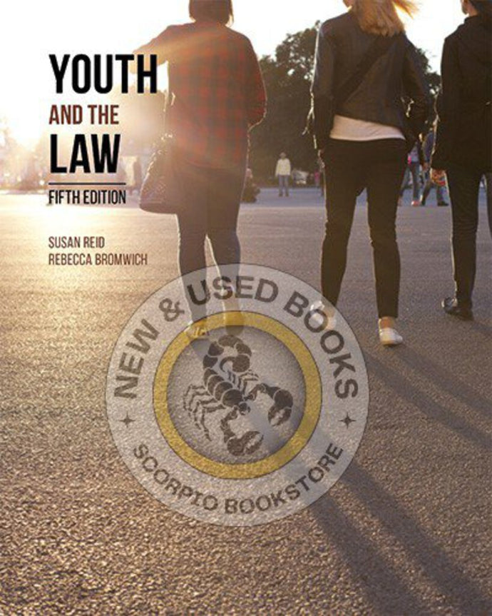 Youth and the Law 5th Edition by Susan Reid 9781774624586 *131a *SAN