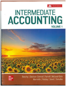 Intermediate Accounting Volume 1 9th Edition by Beechy 9781265701444 *125g