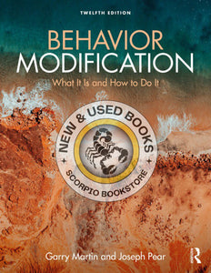 Behavior Modification 12th Edition by Garry Martin 9781032233154 *77B