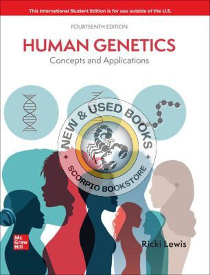 *PRE-ORDER, APPROX 7 BUSINESS DAYS* Human Genetics 14th Edition By Ricki Lewis 9781266283192