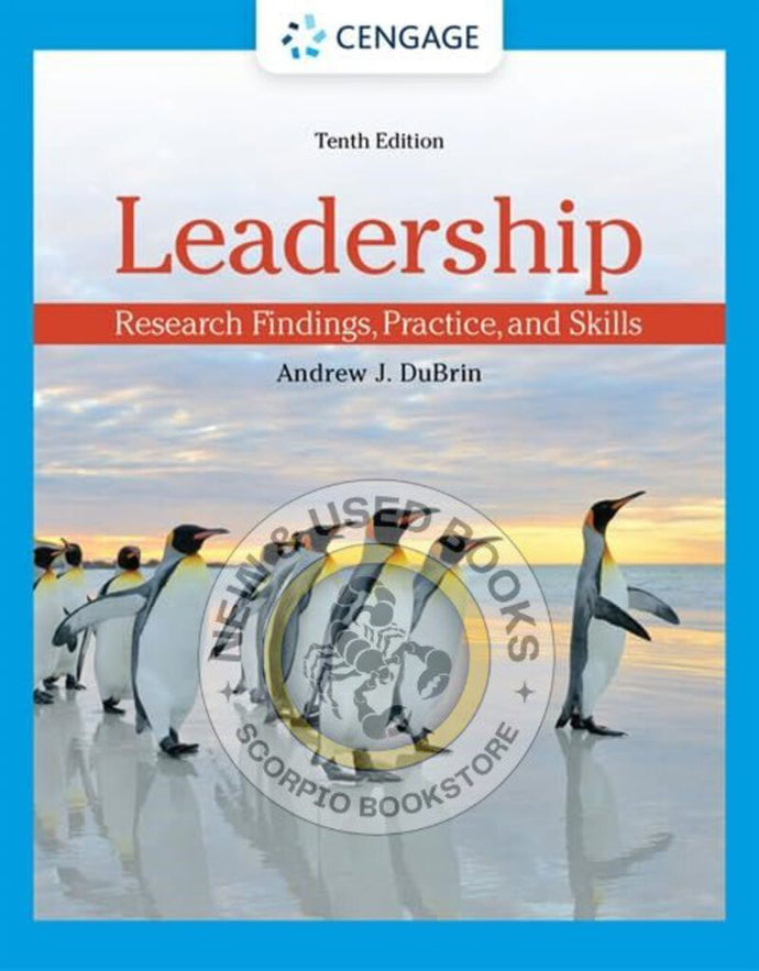 *PRE-ORDER, APPROX 4-6 BUSINESS DAYS* Leadership 10th Edition by Andrew J. DuBrin 9780357716175