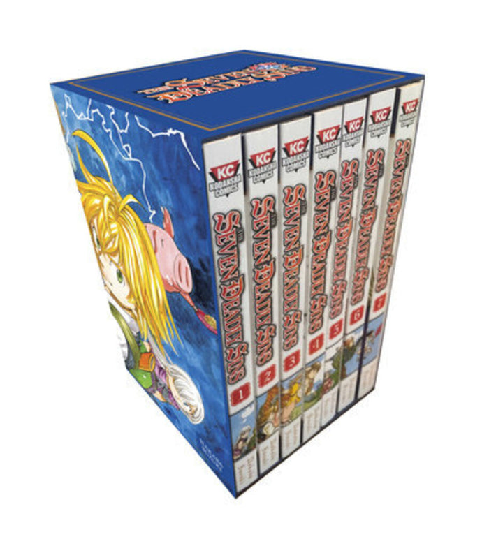 *PRE-ORDER, APPROX 5-7 BUSINESS DAYS* Seven Deadly Sins Season 1 Part 1 Manga Box Set by Nakaba Suzuki 9781646513147