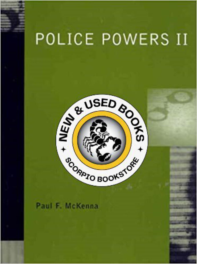 Police Powers II by Paul McKenna 9780130406972 (USED:ACCEPTABL; shows wear) *AVAILABLE FOR NEXT DAY PICK UP* *Z94 [ZZ]