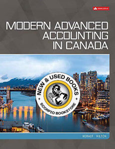 Modern Advanced Accounting in Canada 9th Edition with Connect by Herauf Hilton 9781260305814 *72c [ZZ] *FINAL SALE*