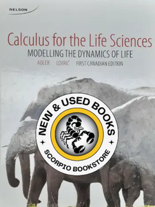 Calculus for the Life Sciences Modelling the Dynamics of Life by Frederick R. Adler 9780176500832 *A72